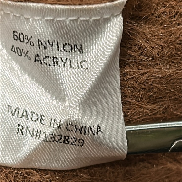 Like New!Camila Coelho oversized 1/4 ZipUp turtleneck crop soft hairy sweater XS - Picture 6 of 9